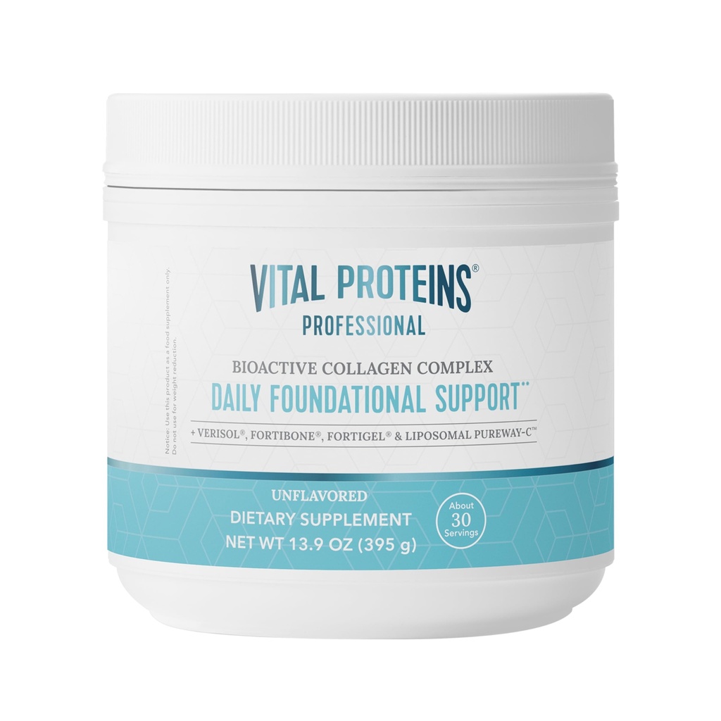 Vital Proteins® Professional Daily Foundational Support, 12g Bioactive Collagen Peptides, Reduces Fine Lines & Wrinkles, Supports Joint Mobility**