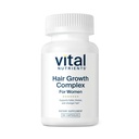 Vital Nutrients Hair Growth Vitamins Complex for Women - Hair Growth Supplement Supports Fuller, Thicker, Stronger with Keratin, Ashwagandha, Hops and Biotin - Vegan, Dairy, Gluten Free - 60 Count