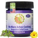 Taspen’s Organics Magnesium No More Aches Cooling Cream – Topical Magnesium Cream for Muscle Relief, Sore Muscles & Post-Workout Recovery with Arnica, Herbs & Essential Oils