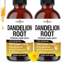 NEW AGE Dandelion Root Extract Drops - Liver Cleanse Detox Support - Dandelion Tincture for Liver Support - Vegan, Sugar & Alcohol-Free Liquid Supplement - 4 fl oz