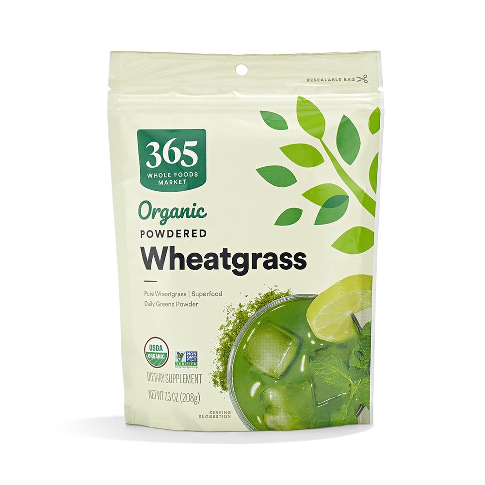 365 von Whole Foods Market, Organic Wheatgrass Powder, 7.3 Unze