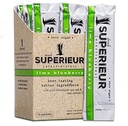 Superieur Elektrolyt-Pulver-Packets - Vegan Elektrolyt Hydration Pulver w/Sea Minerals - Keto Friendly, Non-GMO, Zero Sugar Electrolyte Supplement-Gesundheit Sportgetränk -Lime Blueberry (14 Packets)