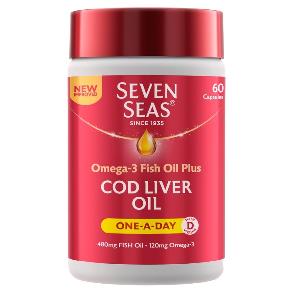 Seven Seas Cod Liver Oil 1-A-Day (60 Capsules)