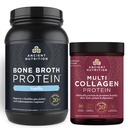 Antike Ernährung Knochen Broth Protein Pulver, Vanille, 40 Servierungen + Multi Collagen Protein Powder, Unflavored, 45 Servierungen