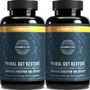 Primal Harvest 2 Pack, Restore für Gut Health, Primal Gut Restore w/POSTbiotics, PREbiotics und PRObiotics für Frauen und Männer, 60 CT - Digestion, Colon Cleanse, Hilft Leaky Gut Repair