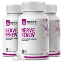 NERVE RENEW Advanced Nerve Support - 300mg Stabilisierte R-Alpha-Liposäure, Vitamin B-Komplex, Benfotiamin, Kräuter für schnelle Unterstützung