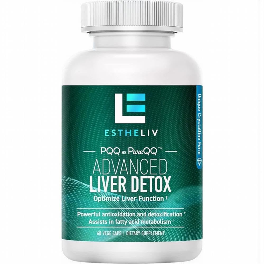 Liver Cleanse Detox & Repair PQQ + Inositol Formula, Updated V2.0 (Non Milk Thistle Supplement and Artichoke Extract), for Liver Health and Liver Detox, Liver and Vesicle Cleanser
