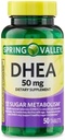 DHEA Tablets, 50 mg, 50 Count + Dri Store Sticker.(Pack 1 Bottle) + Vsl Sticker
