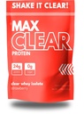 Max Clear Protein | 24g Protein | Clear Whey Isolate | Promotes Muscle Growth, Strength and Recovery (Strawberry)