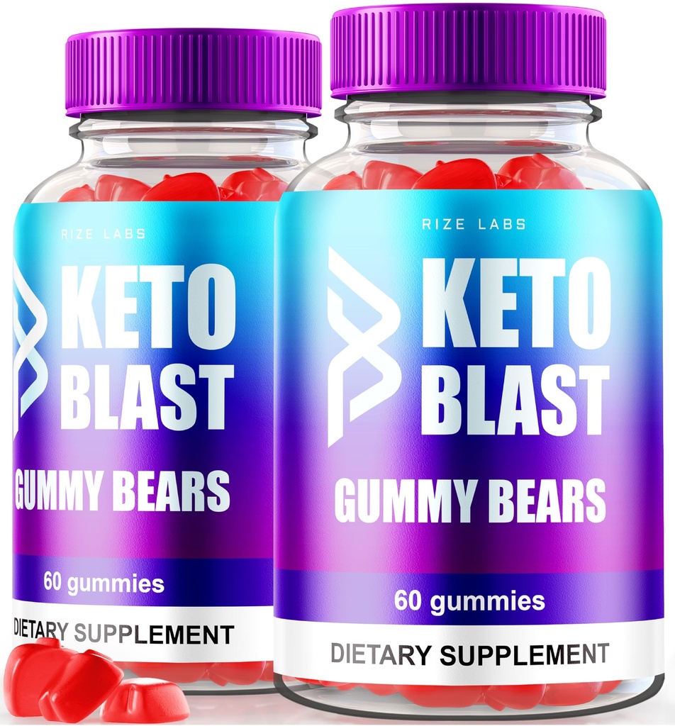 (2 Pack) Keto Blast ACV Gummy Bears Keto Blast ACV Gummies Advanced Weight Loss Formula (120 Gummies)