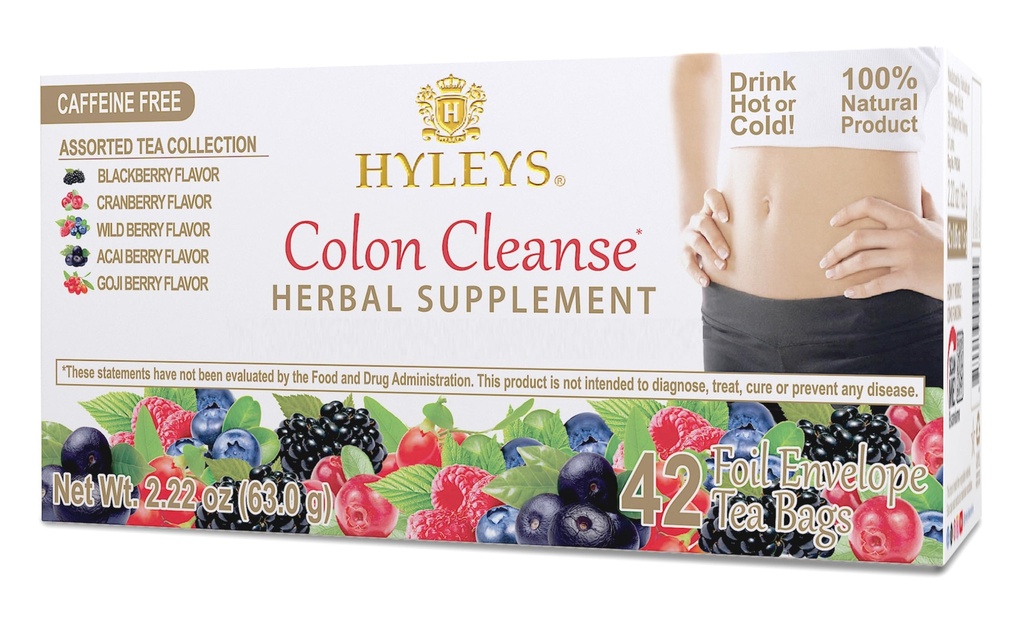 Hyleys Colon Cleanse Tee sortierte Flavors - 42 Teebeutel (1 Packung)