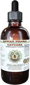 Catuaba Alkoholfreie Flüssigextrakt, Catuaba (Erythroxylum Catuaba) Getrocknete Bark Glycerite Hawaii Pharm natürliche Kräuterergänzung 2 oz