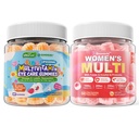 EnvyCure Women + Kids Multivitamin Gummies with Omega-3 (DHA & EPA), Methylated Multivitamin Filled Gummies Support Overall Health, Immunity, Hair, Nails, Skin Health,Brain, Gut, Eye