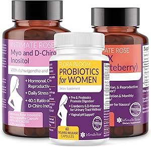 Intimate Rose Sparen Sie 10% auf umfassende Frauen Wellness Bundle – Vitex, Myo-Inositol und Probiotische Ergänzungen für Hormon Balance und feminine Gesundheit