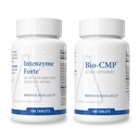 Biotics Research Intenzyme Forte Proteolytic Enzymes for Protein Digestion, Immune & Circulatory Support + Bio CMP Calcium, Magnesium & Potassium for Muscle Comfort – 100 tabs & 100 tabs