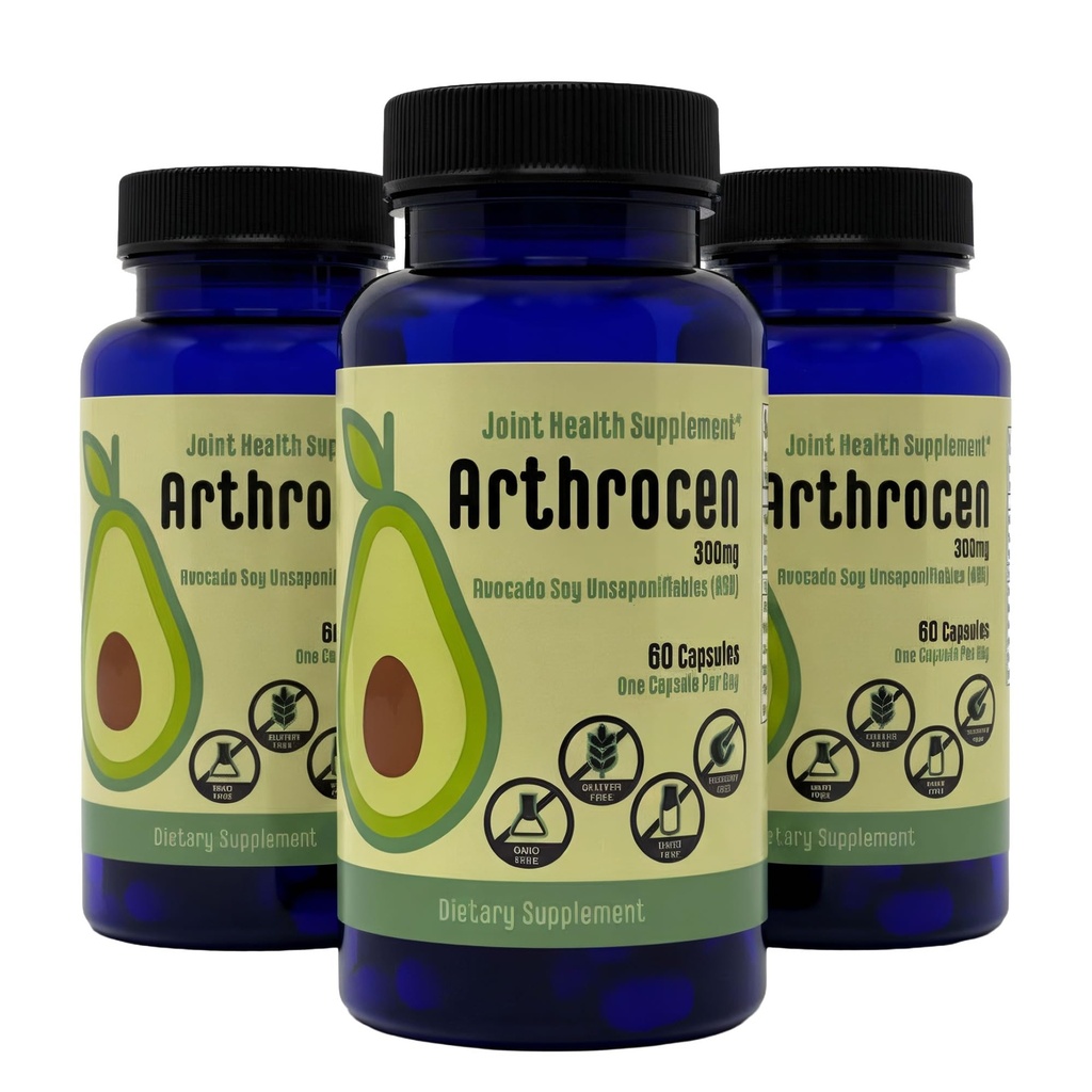 Joint Health Supplement, 300Mg Avocado Soy Unsaponible, Non-GMO, Dairy Free, Gluten Free & Shellfish Free, 60 Tage Versorgung, Eine Kapsel pro Tag (6 Monate)...