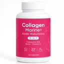 Hydrolyzed Marine Collagen + Hyaluronic Acid Formula – 5-in-1 Beauty & Wellness Blend with CoQ10, Biotin & Vitamin C – Vegan Friendly, Non-GMO, 150 Capsules