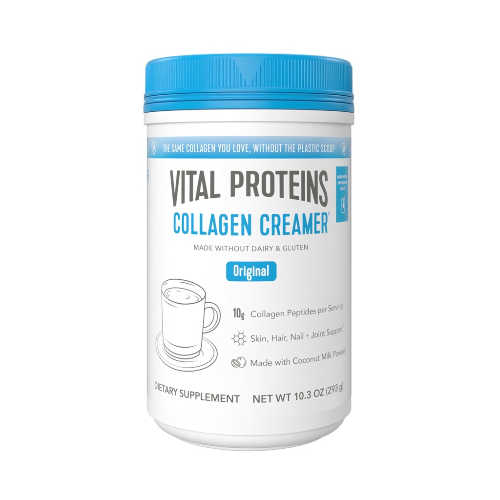 Vitalproteine Collagen Peptides Powder - Original Kaffeecreme für Haare, Haut und Nägel Unterstützung, 10.3 Oz