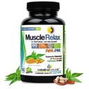 The Original Natural Muscle Relaxant AM-PM 24/7 Natural Day/Night Large 2,300mg Maximum Strength, Plus Magnesium Glycinate - Packaging May Vary