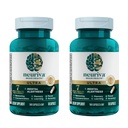 NEURIVA Ultra Brain Supplement für Psychische Alertität, Gedächtnis, Fokus & Konzentration mit klinisch getesteten Kognivive, Neurofaktor, Phosphatidylserin, Vitamine B6 & B12, 60 Graf Kapseln (2 Packung)