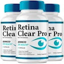 Retina Clear Eye Supplement - Retina Clear for Eyes Capsules - Maximum Strength, Advanced Formula All Natural Visual Wellness, RetinaClear Pro Reviews (3 Pack)