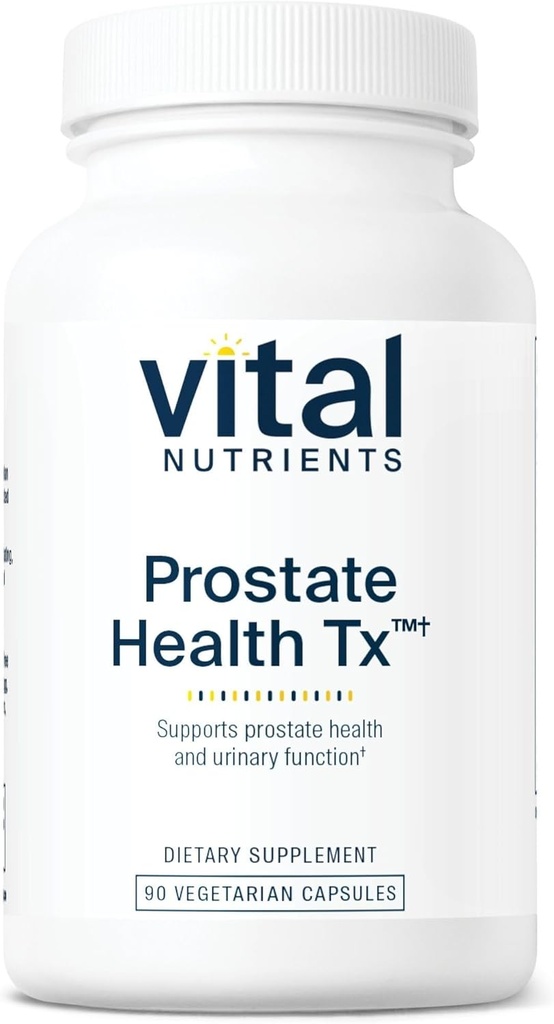 Vital Nährstoffe - Prostatagesundheit Tx - Evidenzbasierte Prostataunterstützung - 90 vegetarische Kapseln pro Flasche