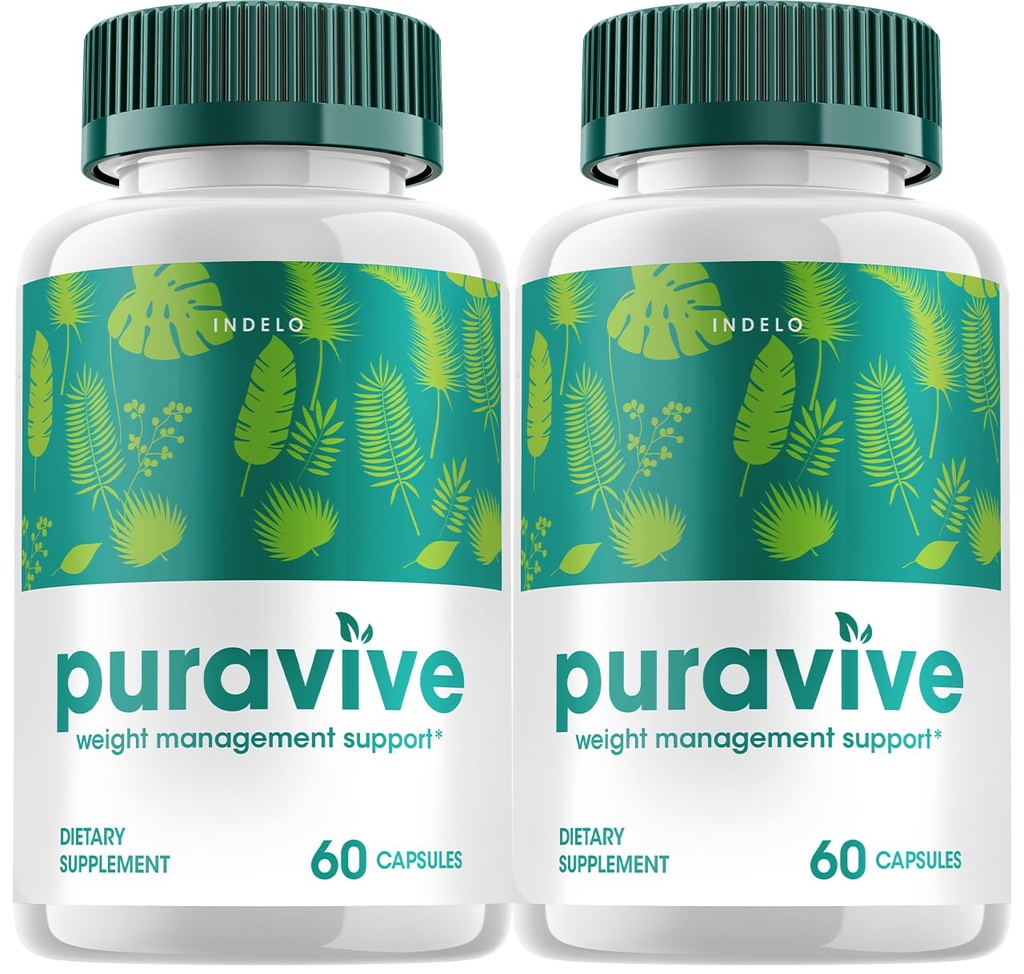 (2 Pack) Puravive Advanced Weight Loss Formula, Puravive Capsules, Puravive All Natural Pills Supplement Puravive Total Support Supplement for Men and Women (120 Capsules)