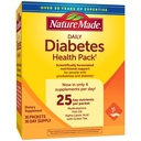 Nature Made Daily Diabetes Health Pack, Nahrungsergänzungsmittel für Ernährungsunterstützung, 30 Packungen, 30 Tage Versorgung