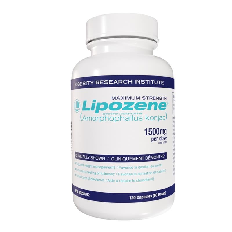 Lipozene Weight Loss Pills (2 Bottles with 120 Capsules Mega Bottle Bundle)