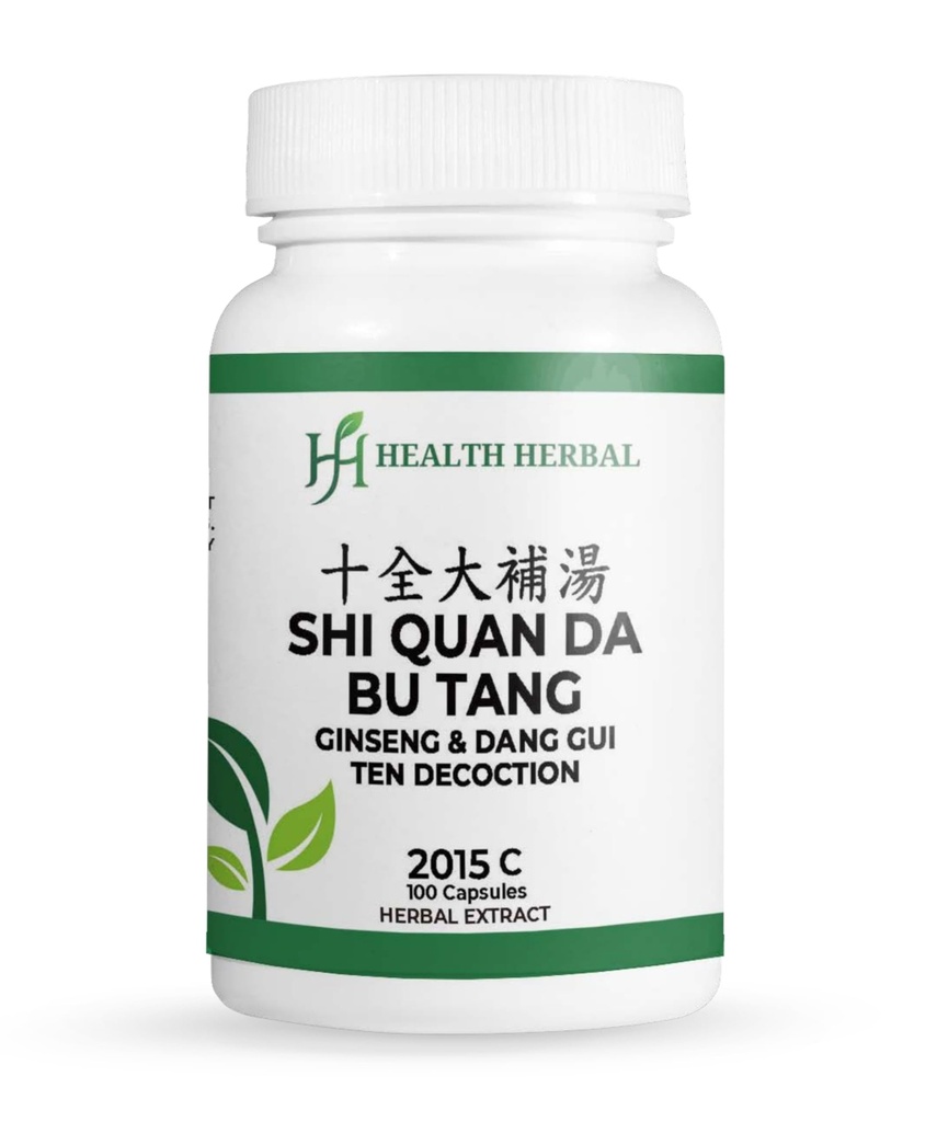 HH2015C Shi Quan Da Bu Tang/Ginseng & Dang GUI Ten Decoction, 100 Capsules/Bottle, 2 Bottles