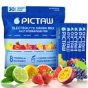 Electrolytes Powder Packets, Hydration Packets Variety 30 Stick Packs, Drink Mix Liquid Daily IV for Dehydration Relief Low Sugar/Vegan/Non-GMO 300g