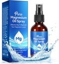 Magnesium Spray, reines Magnesiumöl Spray für Füße, natürliches organisches Ingredient in Glasflasche, einfach zu absorbieren und zu verwenden (60ML)