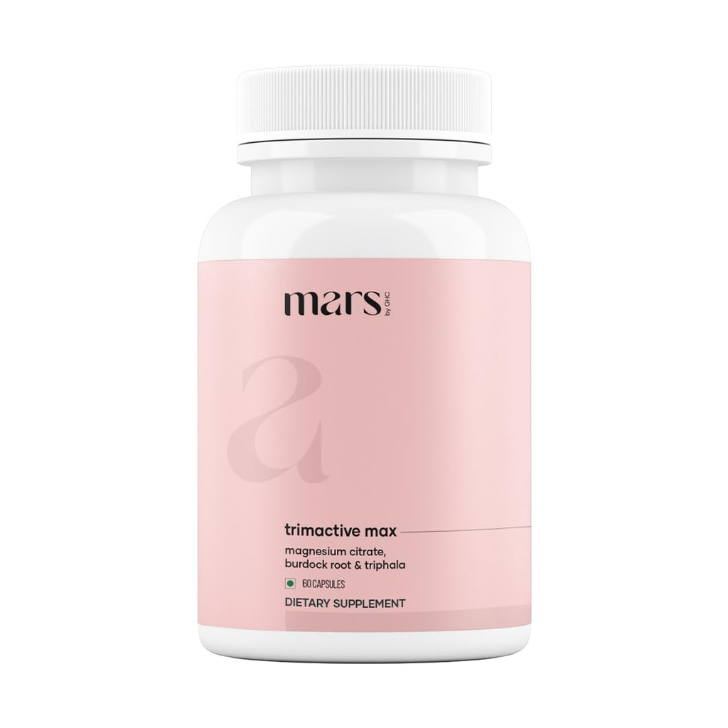 mars by GHC TrimActive Max Colon & Detox Flush, Waist Trimming Complex, Gut Cleanse, Digestive System Support, Stool Softener & Reduced Bloating & Occasional Constipation Relief(Pack of 1)