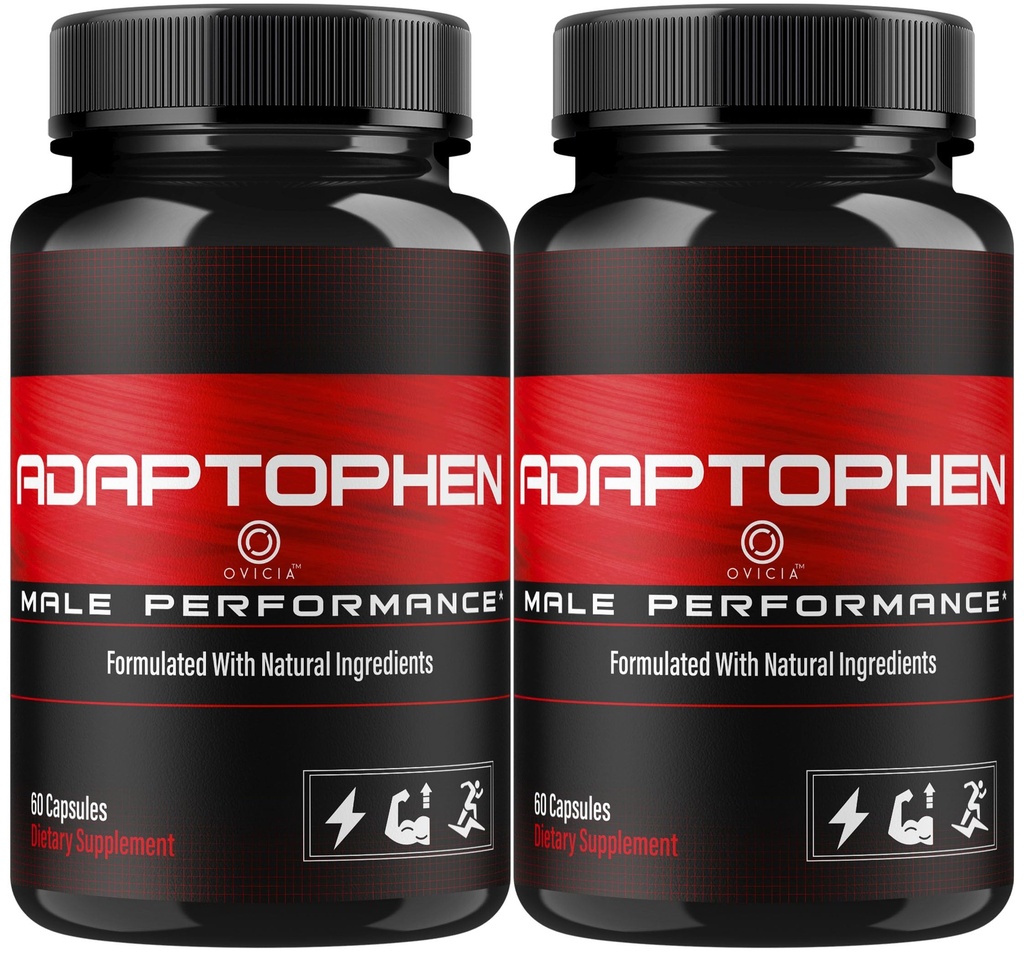 (2 Pack) Adaptophen Capsules - Official Adaptophen Pills Advanced Premium Formula Support Maximum Strength, All Natural Ingredients Vitamins for Overall Health & Wellness, 120 Capsules for 2 Months