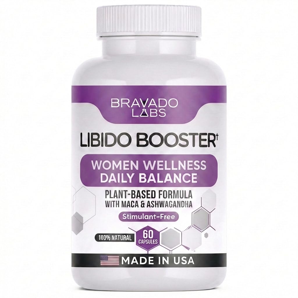 Female Libido Booster for Women – Advanced Women’s Intimacy & Confidence Support – Plant-Based Herbal Blend with Maca, Ginseng & L-Arginine – Made in USA – 60 Capsules