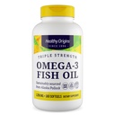 Healthy Origins Triple Strength Omega 3 Fish Oil 1250mg, 180 Softgels - Wild Alaska Pollock Sourced - High Potency EPA & DHA Fatty Acids Support Heart, Brain & Joint Health