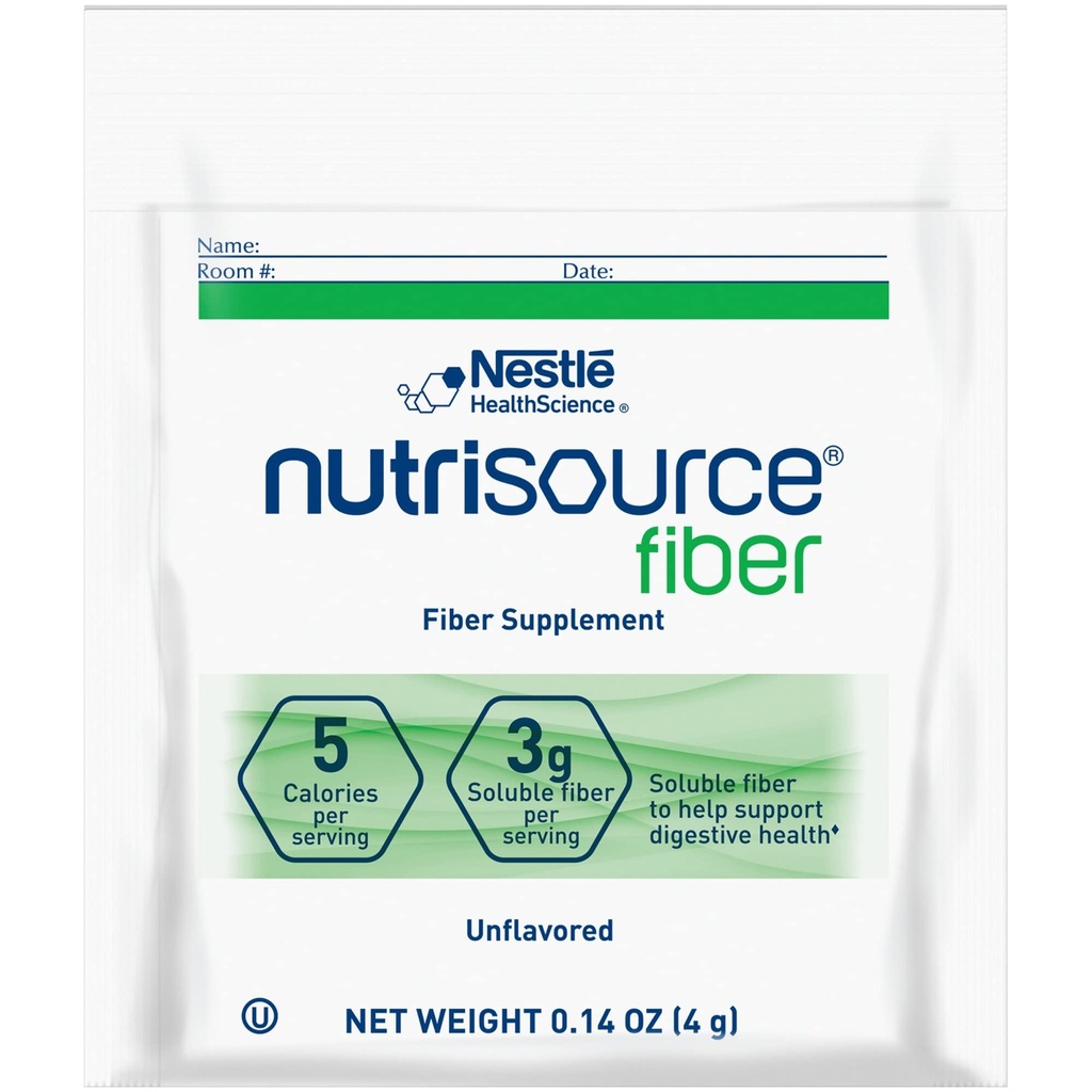 Nestle Nutrisource Fiber Supplement Unflavored 4 Gramm Packet 75 Ct