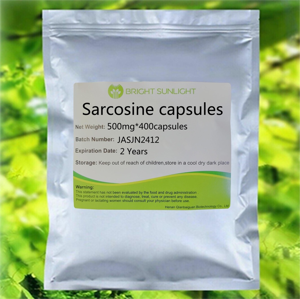 Sarcosine Capsules 500mg*200capsules*2 Bottles