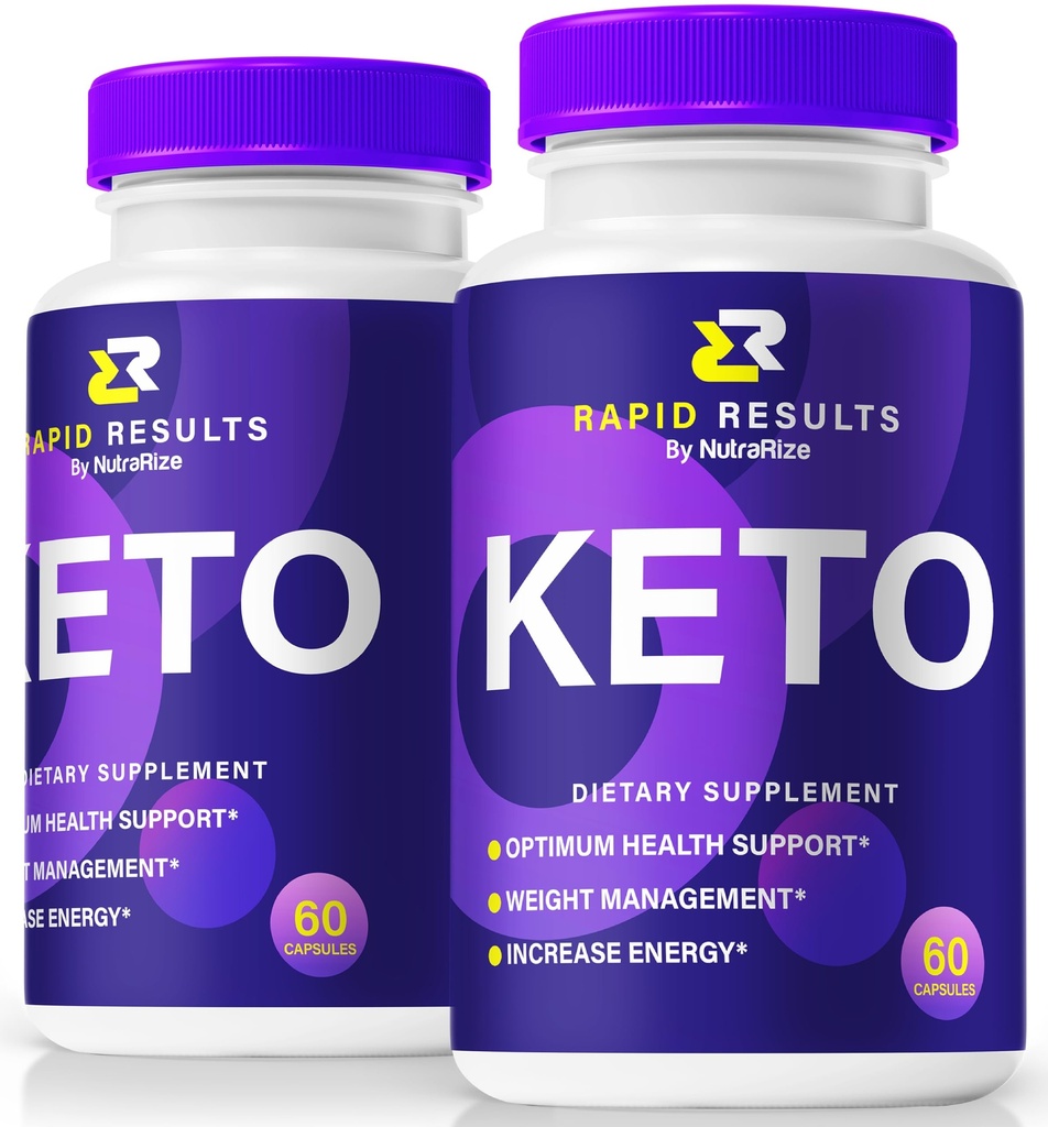 (2 Pack) Rapid Results Capsules, Rapid Results Keto Advanced Formula Pills - All Natural Keto to Support Weight Loss, Rapid Keto ACV Vitamins, RapidResults Reviews (120 Capsules)