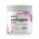 Multi Collagen Protein Pulver 600g - 5 Arten (I, II, III, V, X) Gras-Fed & Weide-Raised | mit Biotin 5000mcg, Vitamin C & Hyaluronsäure | Keto, Paleo, Unflavored (54 Servierungen)