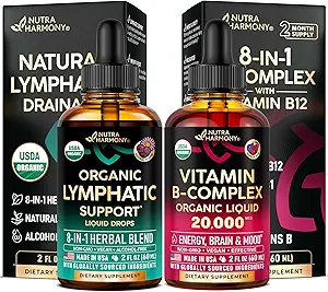 NUTRAHARMONY Vitamin B-Komplexe & Lymphatic Tropfen