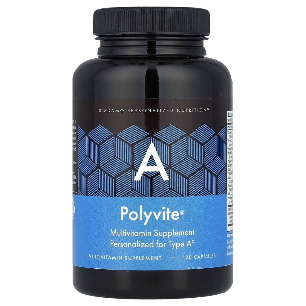 D'Adamo Personalisierte Ernährung Polyvite A, 120 Count