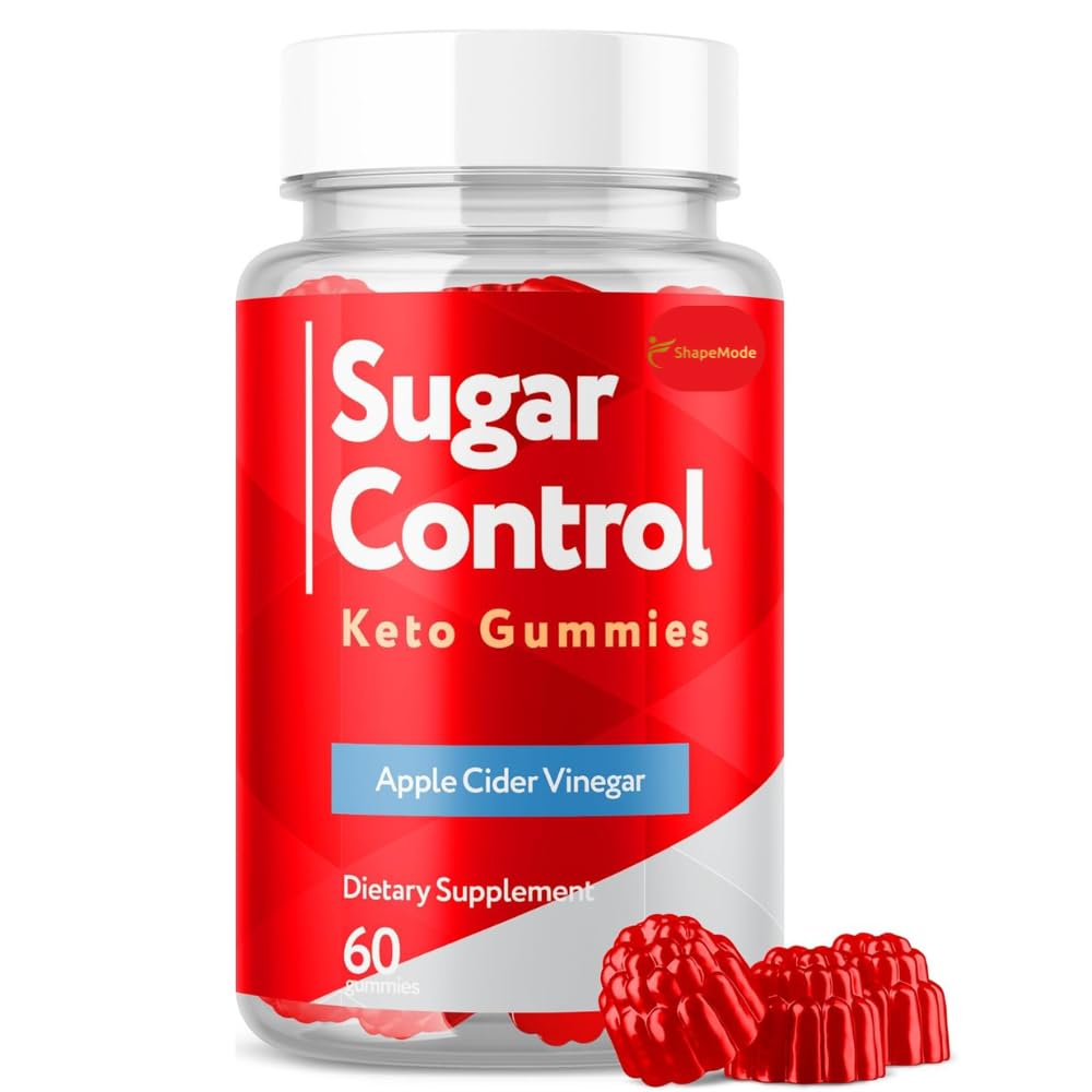 SugarControl Keto Gummies, Official SugarControl Gummys with All Natural Ingredients, Advanced Apple Cider Vinegar Gummy for Health and Wellness, Max Strength Vitamin Supplement (60 Gummies)