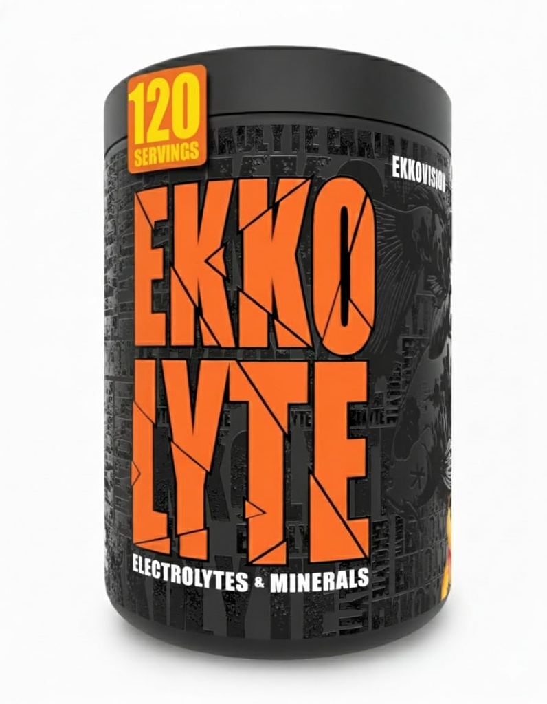 Ekkovision Ekkolyte Electrolytes & Minerals Powder, 50 MG Vitamin C & 155 MG Magnesium for Hydration Support, Essential Electrolytes for Women & Men, Mango Flavored Electrolyte Mix, 120 Servings