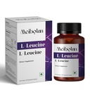 Meibotan100% Pure L-Leucine 2000mg, Muscle Recovery and Support, Non GMO & Vegan - 120 Vegetarian Capsules