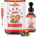 Appetite Booster Drops for Kids Adults: Picky Eater Vitamins Support Gut Health Height Growth & Nutritional Balance with Bromelain Hawthorn Zinc, Sugar Free Vegan 60ML