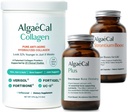 ALGAECAL Bone Builder & Collagen Bundle – Klinisch unterstütztes Kollagen mit Verisol, Fortibone, Fortigel + Pflanzenbasiertes Calcium, Strontium, D3, K2, Magnesium & 16 Nährstoffe für Schönheit & Knochengesundheit