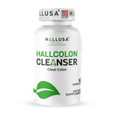Hallusa Natural HallColon Cleanse - Colon Cleanse, Digestive & Gut Support, 90 Capsules, Herbal Fiber Formula for Regularity with Cascara Sagrada, Psyllium Husk & Aloe Vera - Dietary Supplement