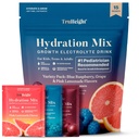 TruHeight Hydration Packets (Variety Pack) Kids, Teens & Adults Fast Hydration, Energy & Recovery - Dehydration Relief Electrolytes Powder Packets for Athletes - Sugar Free, Zero Calorie, Non-GMO